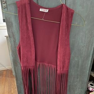Fringe Vest sz sm